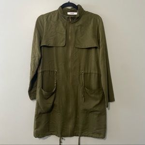 S JustFab green light jacket